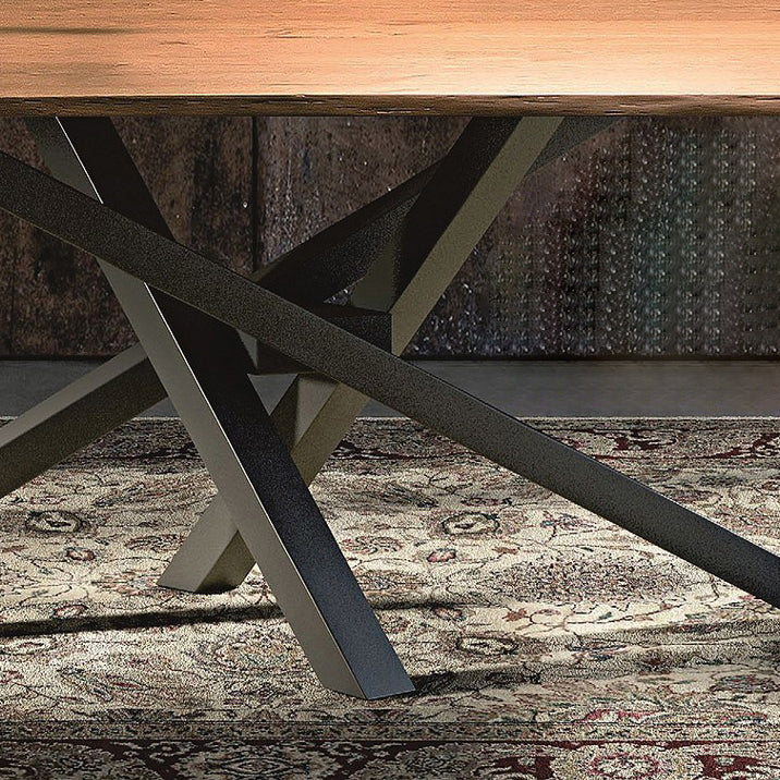 Solid Wood Dining Table Luxury Wood Color Dining Room Table for Kitchen