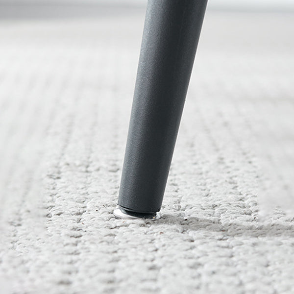 Industrial Rectangle Stone Table Standard Height Kitchen Room Table with 4 Legs