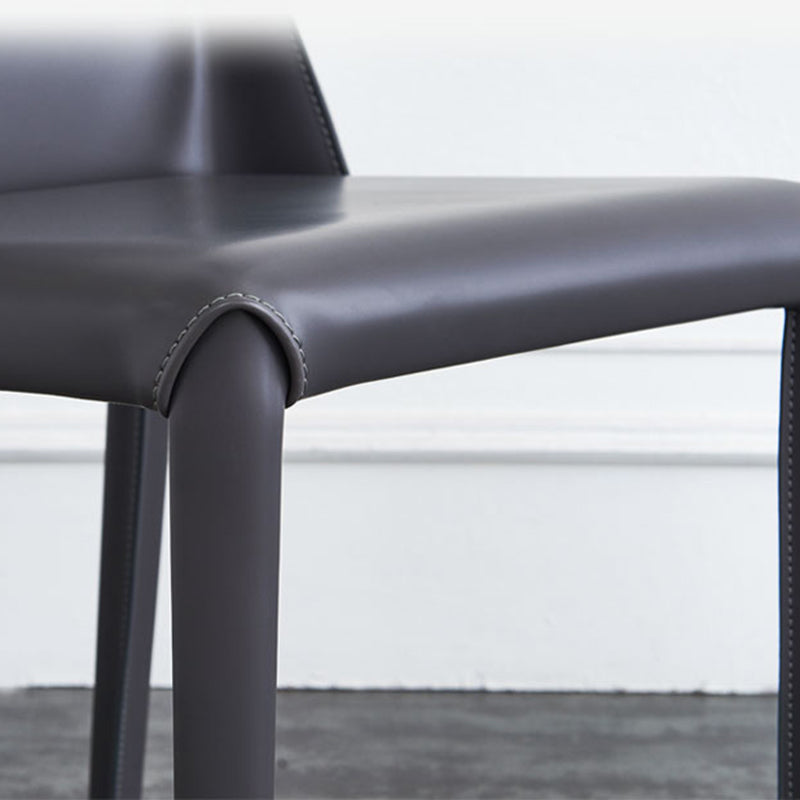 Faux Leather Dining Side Chair Contemporary Dining Room Chair
