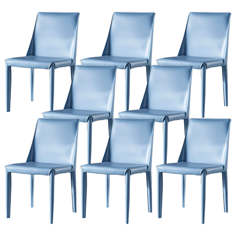 Faux Leather Dining Side Chair Contemporary Dining Room Chair
