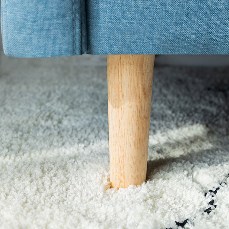 Modern Loose Back Standard Slipcovered with Storage Square Arm Sofa