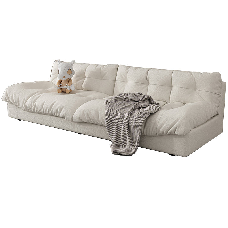 35.43" W x 30.70" H Armless Sofa Contemporary Standard Sofa with Biscuit Back