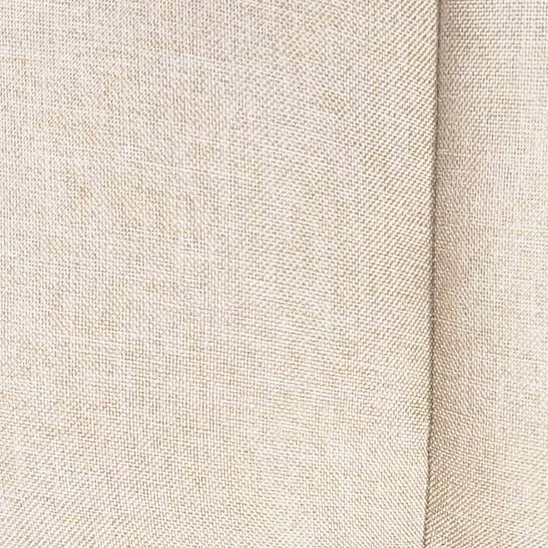 27.55"W Linen Square Arms Convertible Chair with Biscuit Back and Basic Four Legs