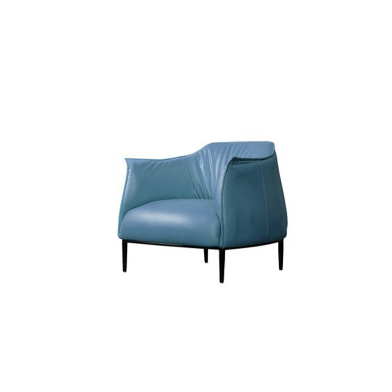 Faux Leather Arm Chair 32.28" L x 32.28" W x 29.92" H Accent Armchair for Living Room