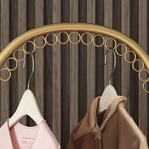 Gorgeous Metal Coat Rack Designer Marble Shelves Coat Hanger With Storage Shelf