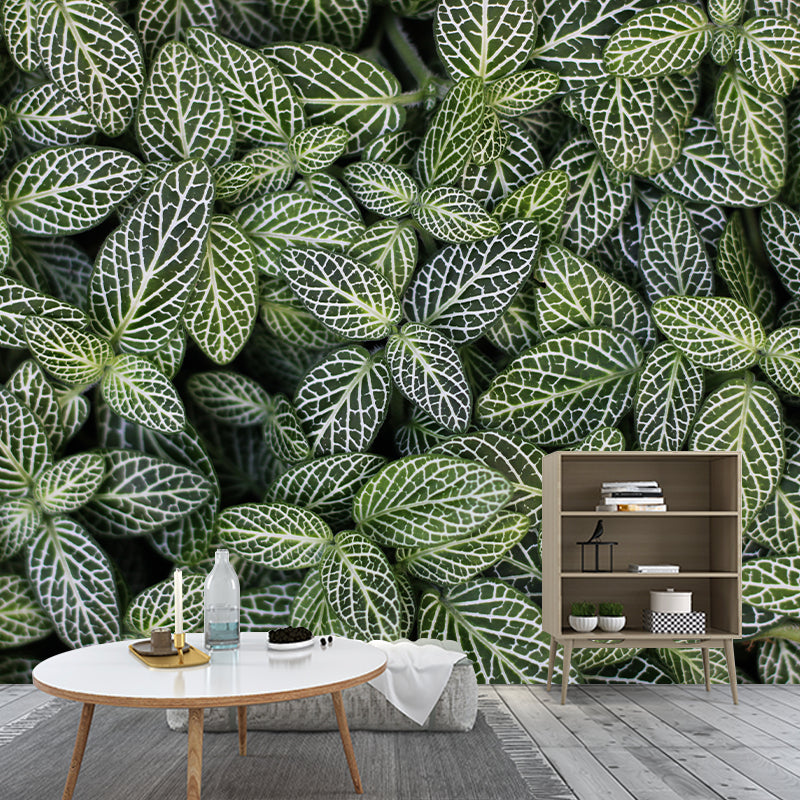 Decorative Wall Mural Tropical Plant Leaf Printed Sitting Room Wall Mural