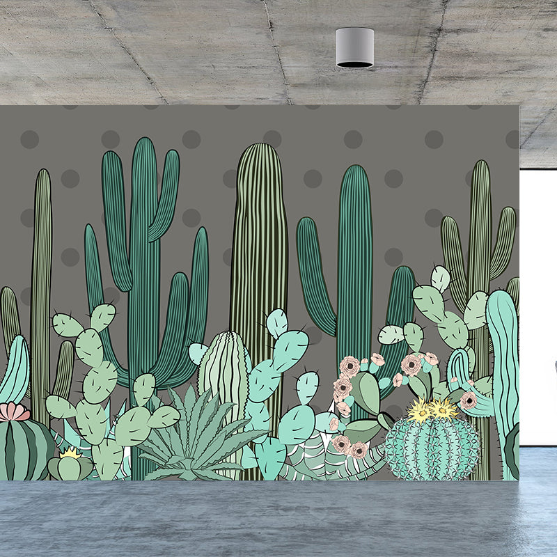 Washable Illustration Mural Wallpaper Plants Indoor Wall Mural