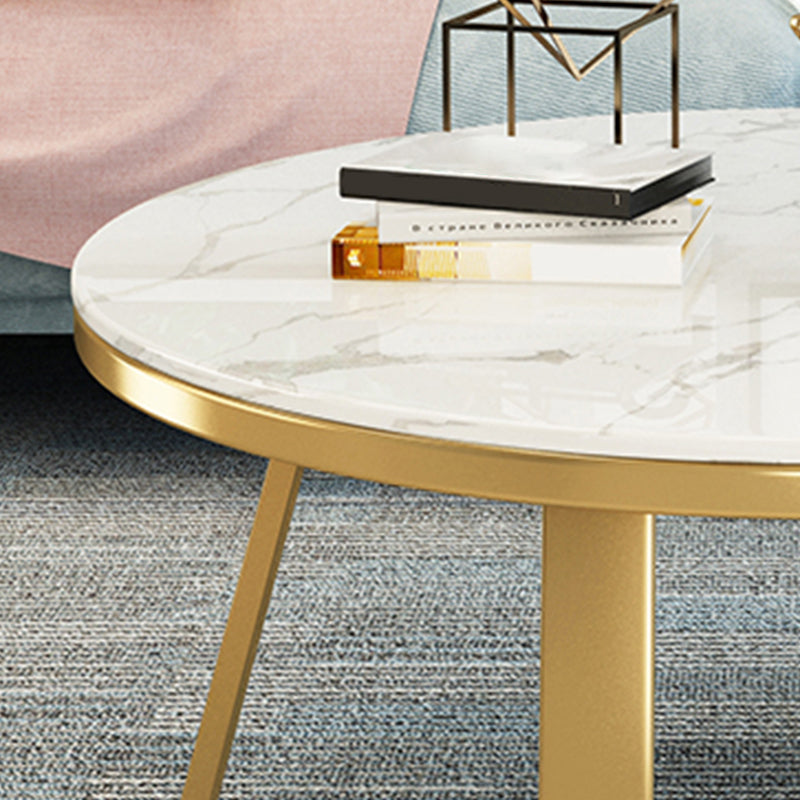 Modern Minimalist Coffee Table Round Coffee Table for Living Room