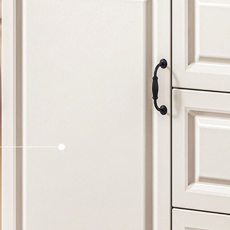 Modern Side Cabinet with Wooden Legs and Storage Drawers Cabinet