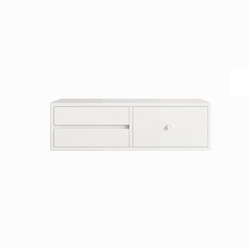 Contemporary Solid Wood Makeup Dressing Table Set with Stool
