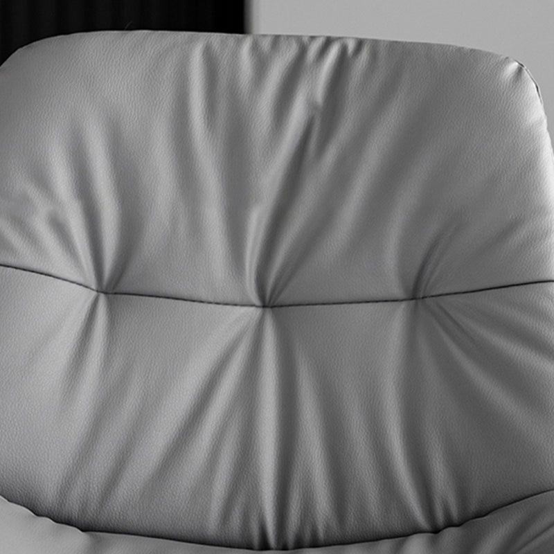 Industrial Metal Barstool Faux Leather Counter Stool With Chrome Base