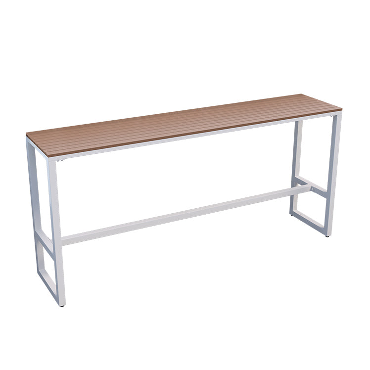 Industrial Bar Set 1/2/5 Pcs Wood Counter Height Table with Metal Barstool