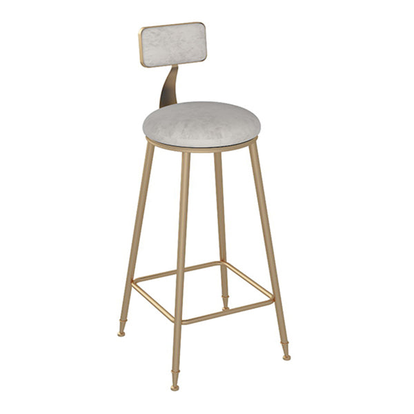 Luxurious Rectangle Marble Bar Table Set 1/3 Pieces Counter Table with Metal Stools