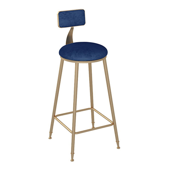 Luxurious Rectangle Marble Bar Table Set 1/3 Pieces Counter Table with Metal Stools