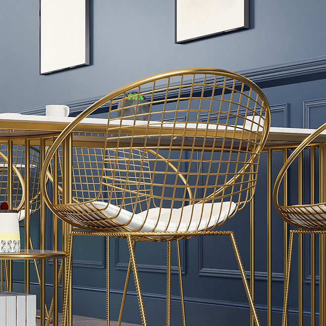 Nordic 1/2/5 Pieces Dining Set White Stone Top Dining Furniture