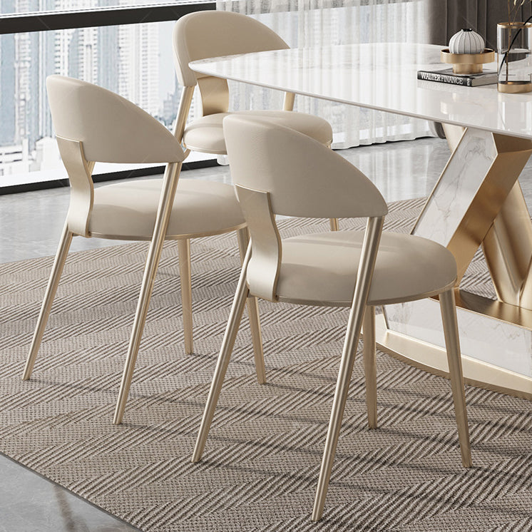 Nordic Sintered Stone Top Dining Set Rectangle 1/4/5/7/9 Pieces Dining Room Table Set