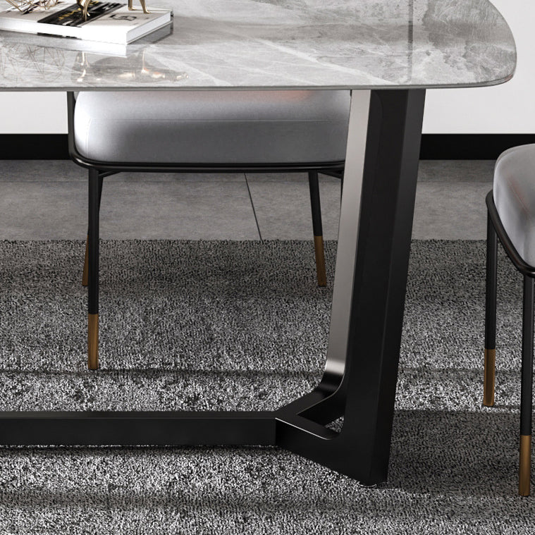 Modern Dining Set Stone 1/5/6/7 Pieces Dining Furniture for Indoor