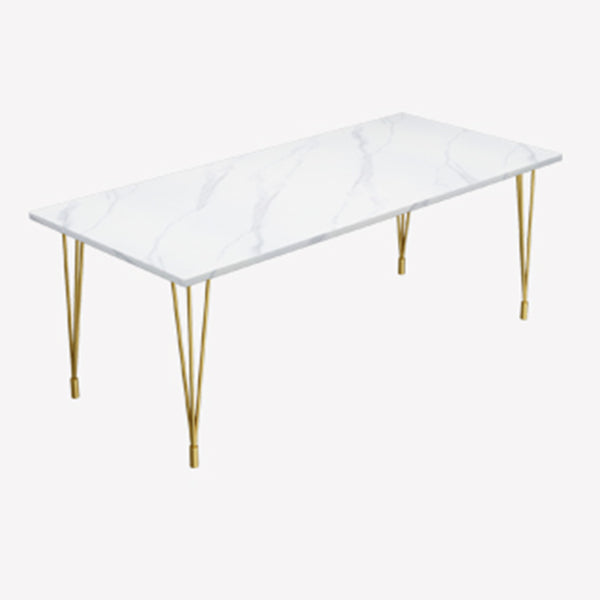 Nordic 1/5/7 Pieces Dining Set Rectangle Stone Dining Table for Kitchen Dining Room