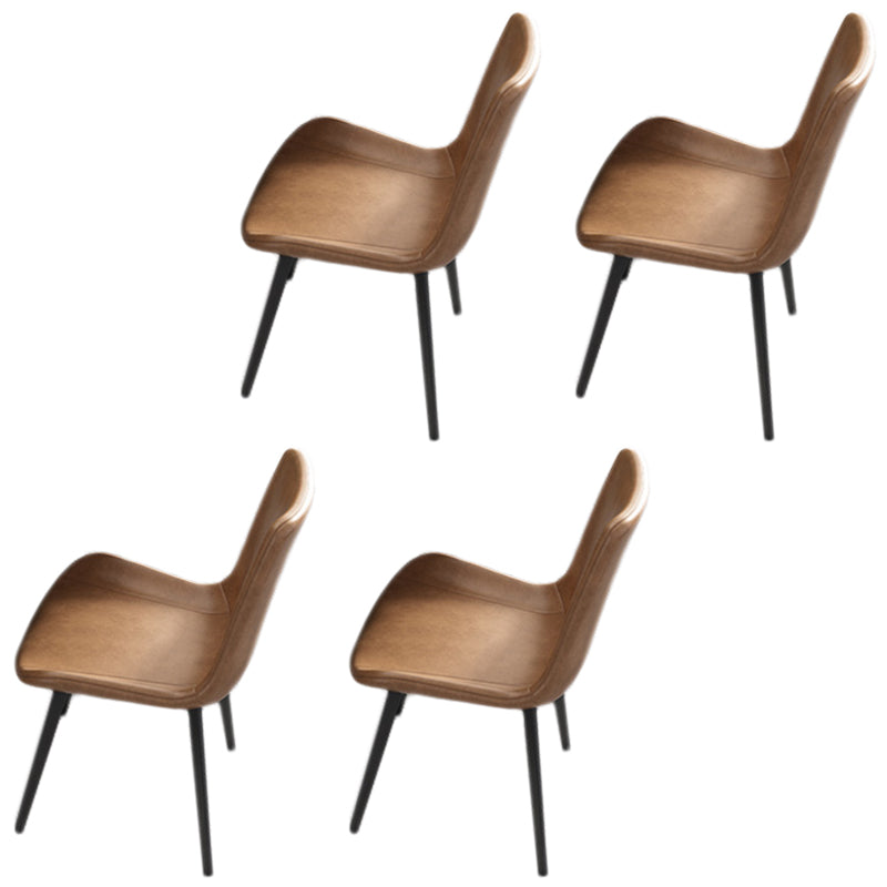 Contemporary Dining Table Set 1/4/5/7 Pcs Rectangle Dining Table with Armless Chairs