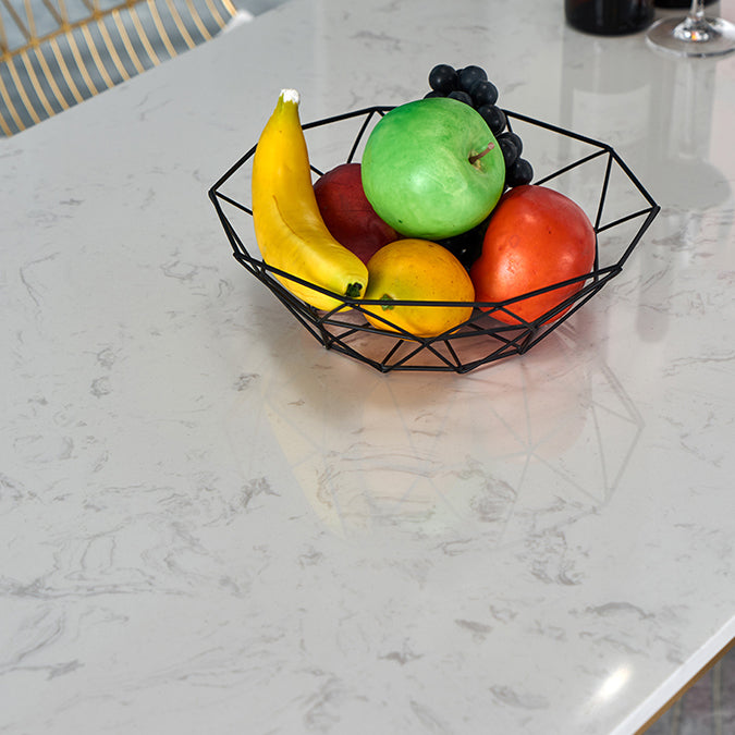 Glam 1/2/5 Pieces Dining Set Stone Top Dining Table with Chairs for Restaurant