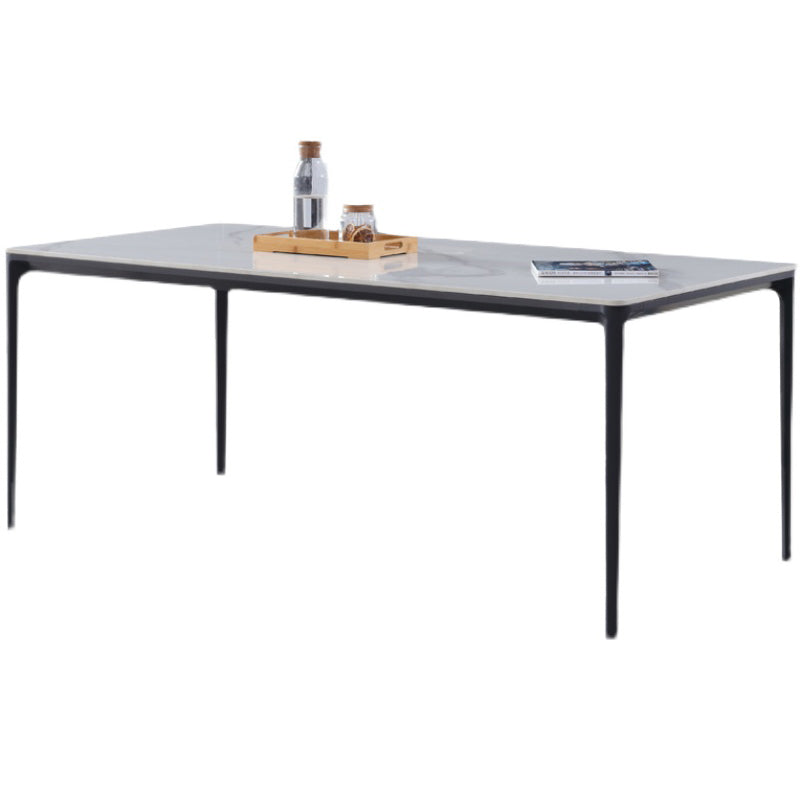 Sintered Stone Dining Table Set 1/4/5 Pcs Modern Dining Wingback Chairs