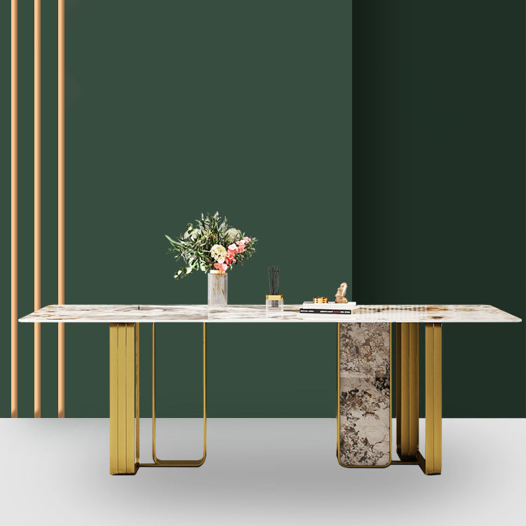 Contemporary Dining Set Stone 1/4/7 Pieces Dining Furniture for Home