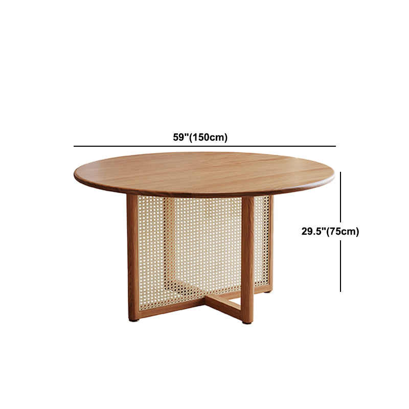 Pine Solid Wood Dining Room Collection Natural Base Modern Dining Site Table