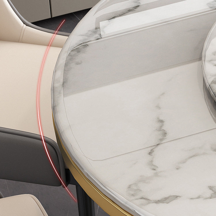 Contemporary Dining Table Pedestal Table for Home Kitchen Dinner