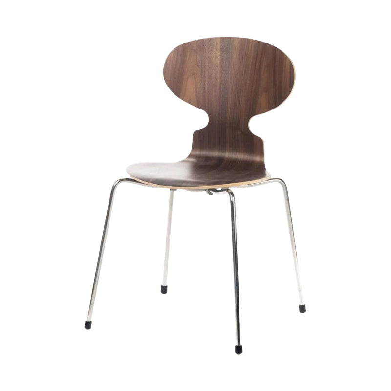 Stackable Armless Dining Chairs Contemporary Low Back Dining Side Chair