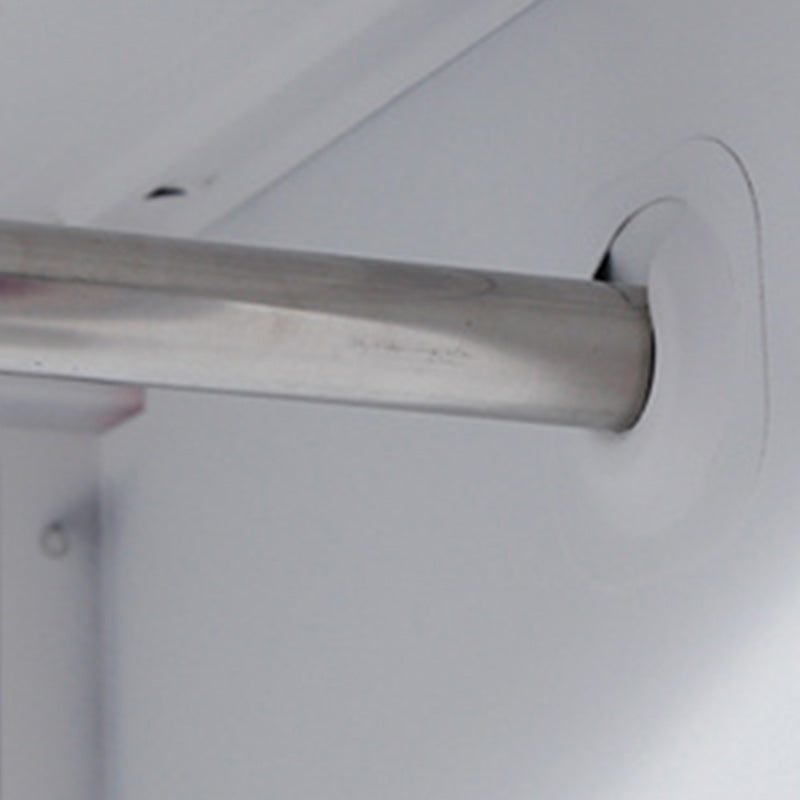 Contemporary Metal Wardrobe Cabinet With Lock Hinged Wardrobe Armoire