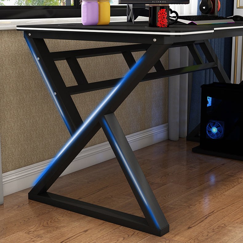 Modern Home Writing Desk Freeform Artificial Wood Office Desk,62.9"L X 23.6"W