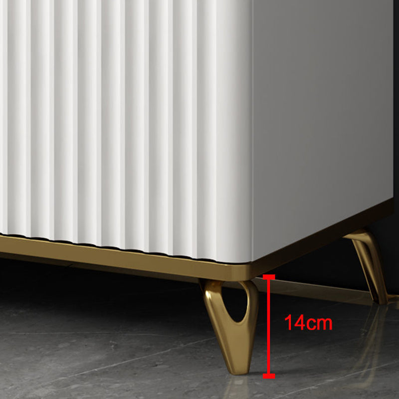 Classic Glam Matte Finish Combo Dresser Horizontal Bedroom Storage Chest