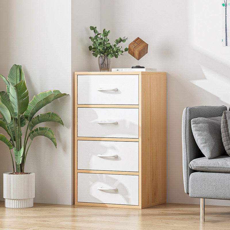 Contemporary Matte Finish Dresser Bedroom Wood Storage Chest