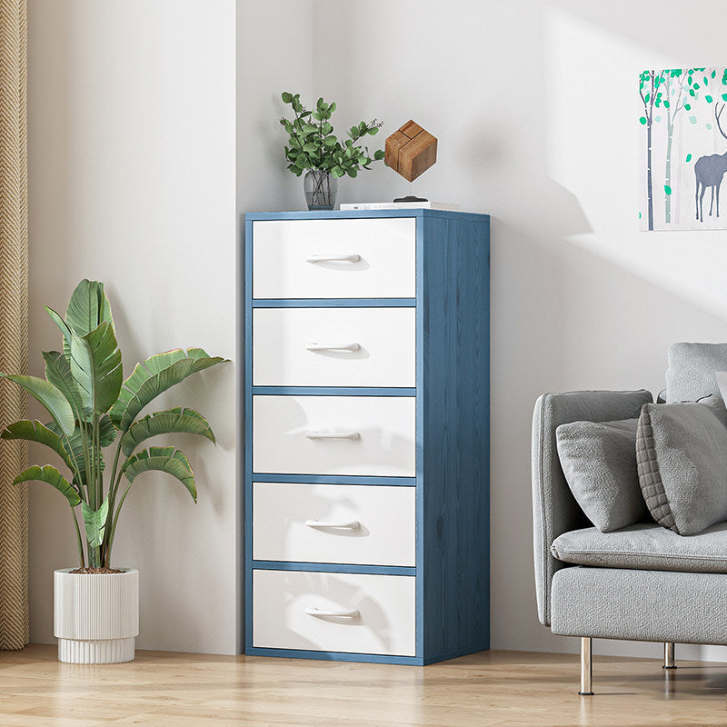 Contemporary Matte Finish Dresser Bedroom Wood Storage Chest