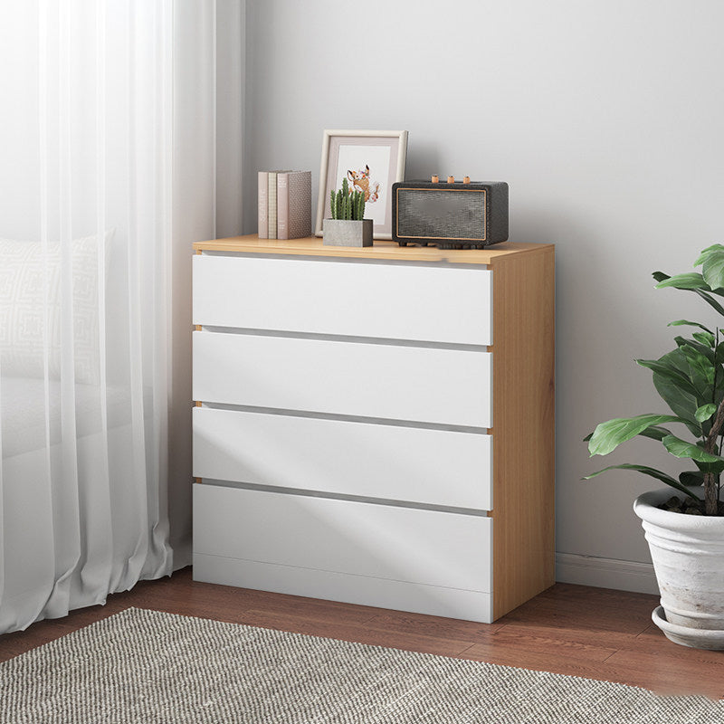 Contemporary Matte Finish Dresser Bedroom Wood Storage Chest