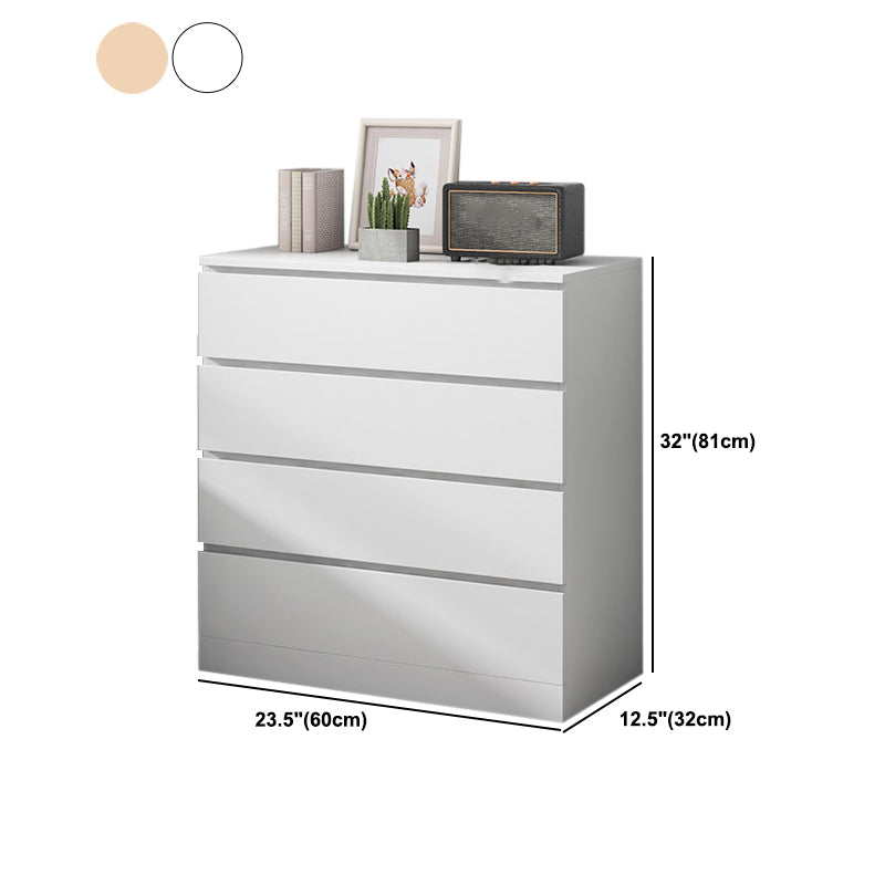 Contemporary Matte Finish Dresser Bedroom Wood Storage Chest