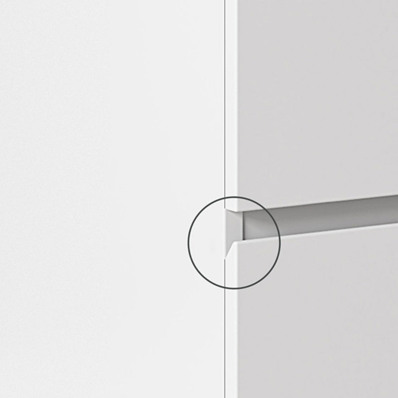 Contemporary Chest Wood Vertical Chest with Drawers for Home/Office