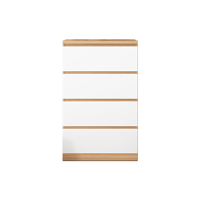 Contemporary Chest Wood Vertical Chest with Drawers for Home/Office