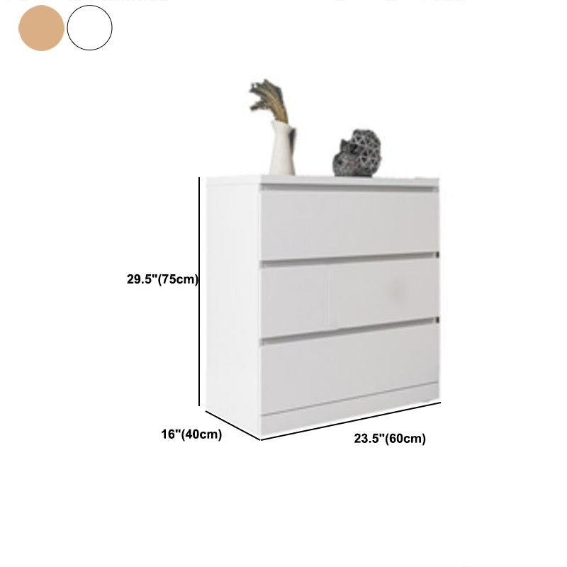 Contemporary Chest Wood Vertical Chest with Drawers for Home/Office