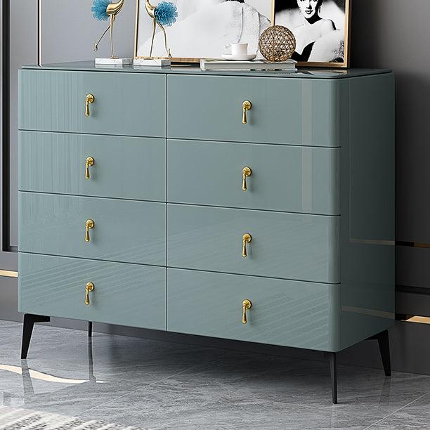 Contemporary Vertical Chest Wood Chest with Drawers for Bedroom