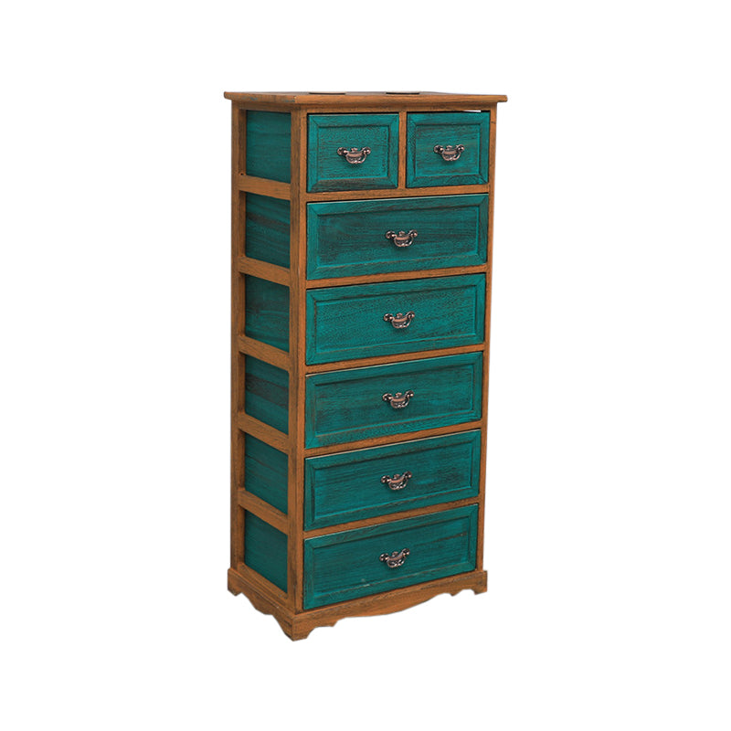 Traditional Matte Finish Storage Chest Bedroom Solid Wood Dresser