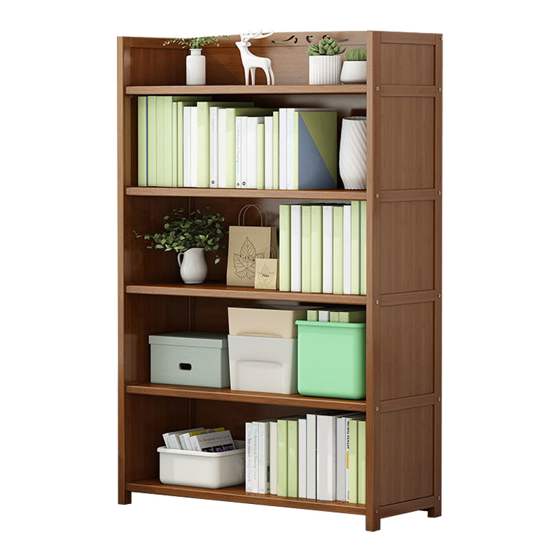 Walnut Bookcase Floor Multi-layer Storage Rack Student Home Bookshelf