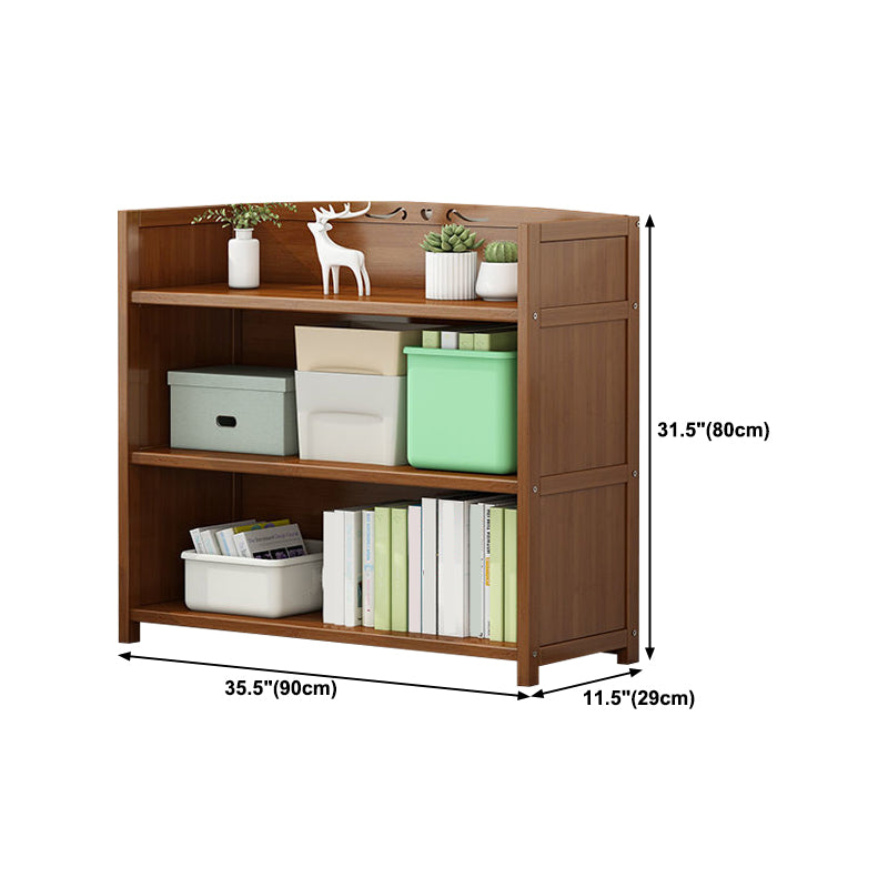 Walnut Bookcase Floor Multi-layer Storage Rack Student Home Bookshelf
