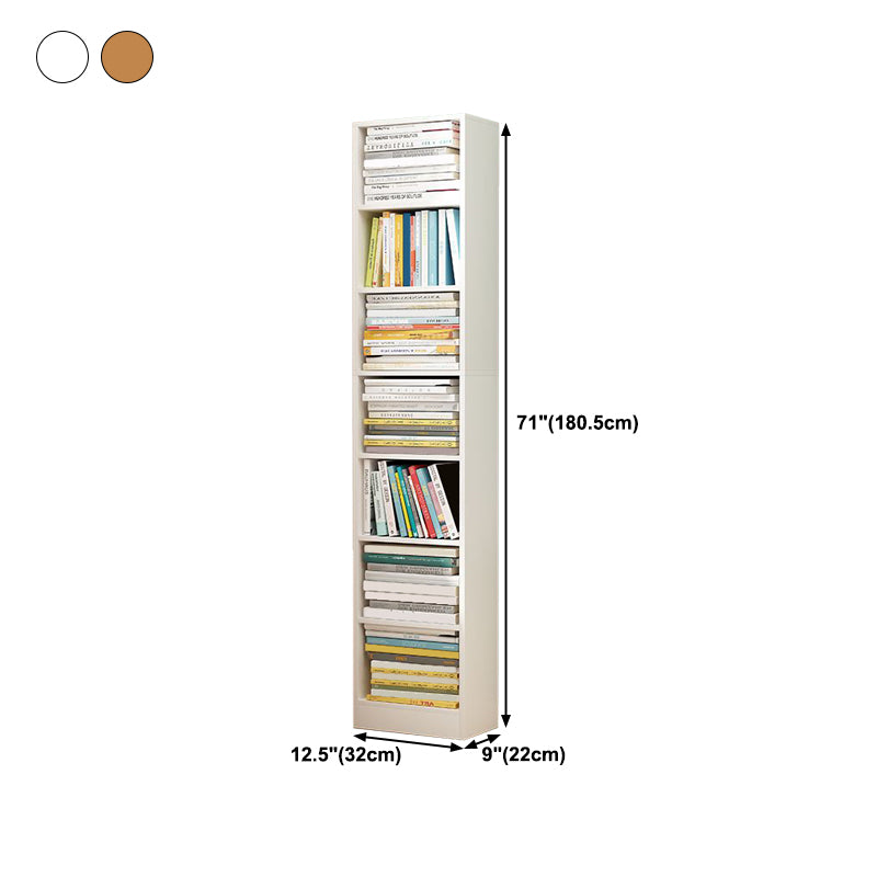 Contemporary Manufactured Wood Bookshelf Home Standard Bookcase