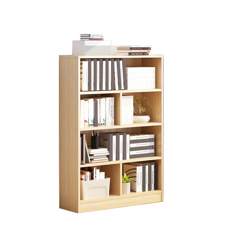 Modem Bookcase, Engineered Wood Standard Bookshelf With Rectangular Shelves
