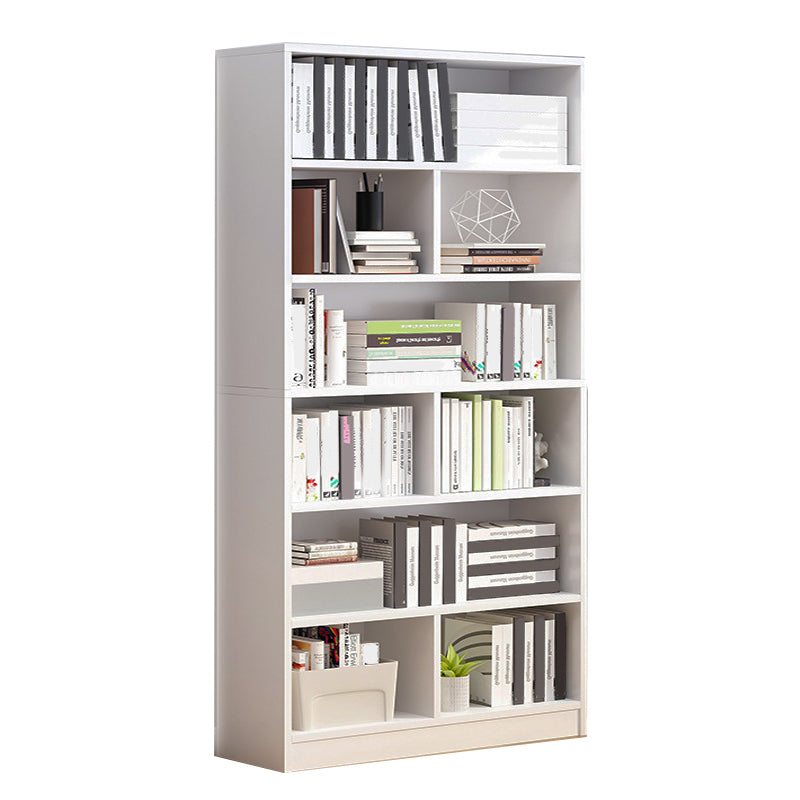 Modem Bookcase, Engineered Wood Standard Bookshelf With Rectangular Shelves