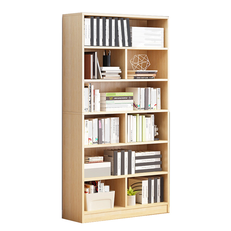 Modem Bookcase, Engineered Wood Standard Bookshelf With Rectangular Shelves