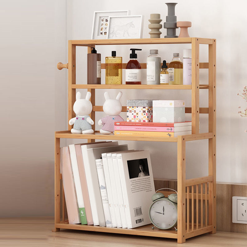Contemporary Bamboo Bookcase 9-inch Wide Home Standard Bookshelf