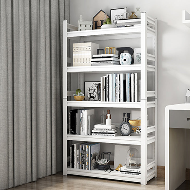 Open Standard Bookshelf Modern Minimalist Metal Rectangular Bookcase
