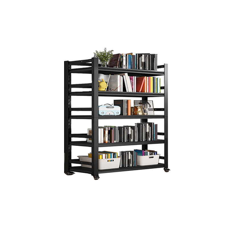 Open Standard Bookshelf Modern Minimalist Metal Rectangular Bookcase